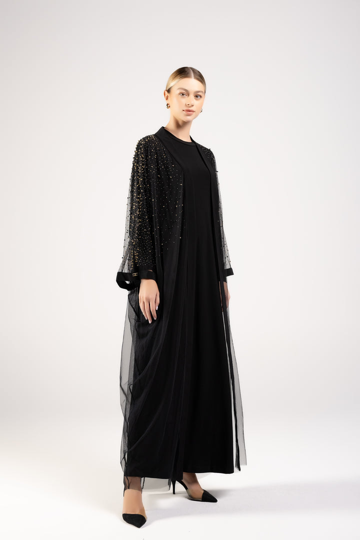 Classic Black Abaya  - 2422043